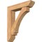 Ekena Millwork Imperial Slat Smooth Bracket w/ Offset Brace, Western Red Cedar, 7 1/2"W x 34"D x 40"H BKT0806X34X40IMP06SWR - alternate 1